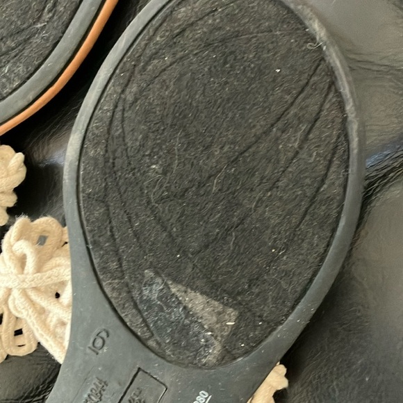 Size 6 American Eagle Outfitters women’s Cream Macramé Sandals - Picture 6 of 12